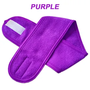 Factory Direct Hot Selling Custom Logo Terry Cloth Makeup Hairband Facial Skin Care Headband