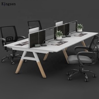 2025 Design moderne bureau modulaire poste de travail bureau à la mode 2 4 6 personnes Table de bureau à la mode Design moderne mobilier de bureau