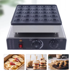 Máquina Comercial para Hacer Mini Panqueques, Muffins y Dorayaki con 25 Piezas y Placas de Calentamiento Dobles Multifunción - Product Image 6