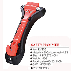 Marteau de sécurité de voiture 2-en-1 de vente chaude-Outil d'évacuation d'urgence avec coupe-ceinture de sécurité et brise-vitre pour la sécurité des véhicules - Product Image 2