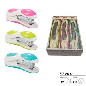 Stapler Mixed Pack 120 Units Colorful Office Staplers For Paper Binding - Product Image 3