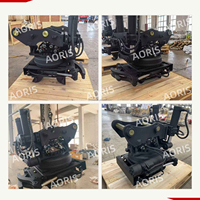 Poignées hydrauliques pour excavatrices avec support dorsal pour les opérations de défrichage