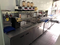Comptoir de bar commercial modulaire en acier inoxydable sur mesure, station de bar à cocktails complète pour restaurant, hôtel, boîte de nuit