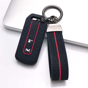 Pour <span class=keywords><strong>Honda</strong></span> Sh125 Sh150 Sh300 Scoopy <span class=keywords><strong>Forza</strong></span> <span class=keywords><strong>125</strong></span> <span class=keywords><strong>Forza</strong></span> 300 2018 <span class=keywords><strong>2019</strong></span> – Housse de protection en silicone pour clé télécommande avec anneau porte-clés - Product Image 4