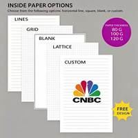 Cuaderno Espiral A5 de Cuero PU con Banda Elástica y Soporte para Bolígrafo, 100 Páginas Rayadas, Diario de Escritura, Regalo para Oficina, Escuela o Universidad