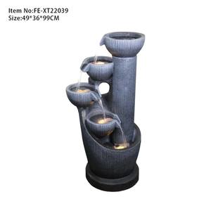 น้ำพุเรซินเทียมแบบชั้นสำหรับใช้ในร่มหรือกลางแจ้งใช้ในสำนักงาน - Product Image 2