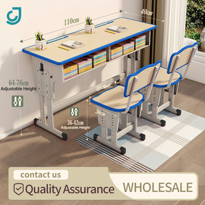 Hot người bán Tiểu Học Trường Đại Học Lớp học sinh viên bàn đôi chỗ ngồi bàn và lớp băng ghế dự bị ghế Để Nghiên Cứu Trường bàn gỗ - Product Image 3