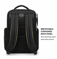 Mochilas Organizadoras de Viaje Personalizadas OEM ODM de 17.3 Pulgadas, Impermeables, Antirrobo, con Múltiples Compartimentos y Bolsillos