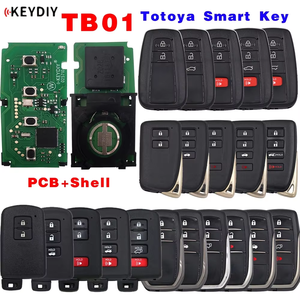 Keydiy TB01 KD chìa khóa thông minh phổ điều khiển từ xa với 8A <span class=keywords><strong>transponder</strong></span> và vỏ cho Toyota Corolla RAV4 Camry/<span class=keywords><strong>Lexus</strong></span> fccid: 0020 - Product Image 2