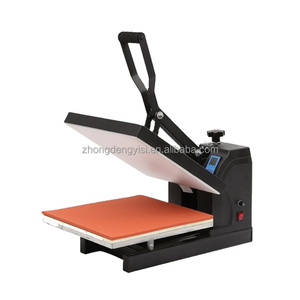 เครื่องรีดร้อนดิจิตอลขนาด 38*38 ซม. สำหรับงานรีดร้อนเสื้อยืด ถ่ายโอนลายลงบนเสื้อผ้า พร้อมปั๊มลมและอุปกรณ์รีดผ้า - Product Image 1