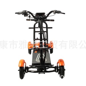 Trottinette électrique pliable à quatre roues, moteur sans balais, 16 km/h, contrôle par application, aide à la mobilité unisexe - Product Image 2