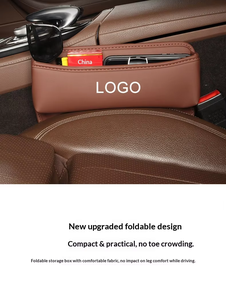 Leather Car <strong>Seat</strong> Gap <strong>Storage</strong> <strong>Box</strong> In-Car Gap Organizer Comprehensive Interior Accessories for Between <strong>Seats</strong> - Product Image 6