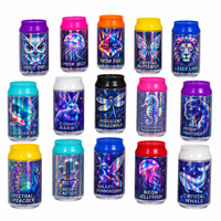 Conteneur en plastique durable de qualité alimentaire de 100 ml pour canettes de soda, idéal pour les collations, les biscuits, le thé, les fruits secs et les épices en poudre