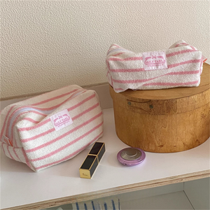 Fashion Portable Toiletry <b>Bag</b> Terry Cloth Cosmetic <b>Bag</b> <b>Large</b> Capacity Makeup <b>Bags</b> for Women Men Travel <b>Beach</b> Outdoor - Product Image 3