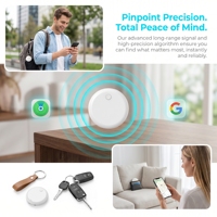 En stock, Mini traceur intelligent MFI, double système, Google Find My, anti-perte, localisateur de clés, balise intelligente, traceur GPS pour Android et iOS