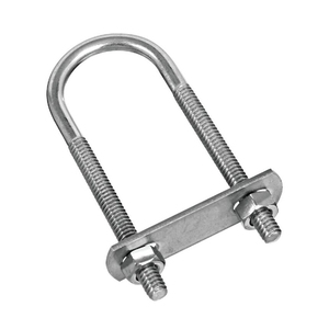 Boulon en U avec écrous de blocage et rondelles dentelées anti-desserrage pour assemblage par soudage en conditions de fortes vibrations - Product Image 3