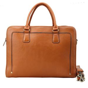 Unisex de naranja personalizado café negro curtido vegetal de los hombres de cuero maletín <span class=keywords><strong>15</strong></span>,<span class=keywords><strong>6</strong></span> "ordenador portátil bolso - Product Image 2