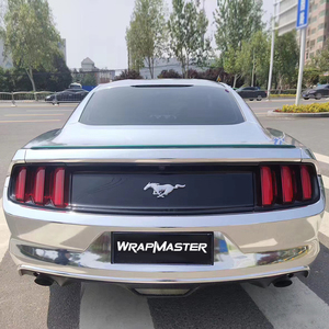 TSAUTOP Super Mirror <strong>Chrome</strong> <strong>Silver</strong> Car Sticker Car <strong>Wraps</strong>