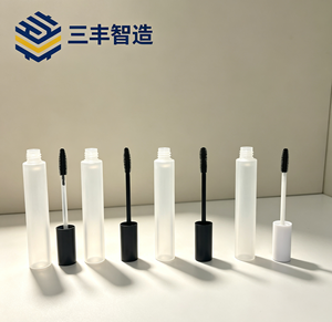 Tube d'emballage vide en LDPE dépoli pour huiles essentielles 10 ml avec bouchon à vis et applicateur à brosse - Product Image 2