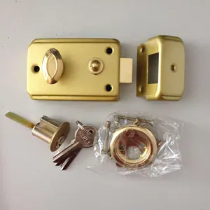 Sanli produttore fabbrica più economico rim night latch lock 558b Lock single door lock