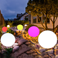 Lampe Solaire LED Colorée en Forme de Boule, Étanche IP65, pour Intérieur/Extérieur, Noël, Plage, Paysage, Jardin, Ambiance, Éclairage de Pelouse