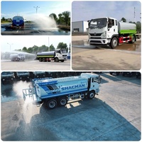 Camion pulvérisateur d'eau anti-poussière Shacman, pompe puissante, véhicule de pulvérisation longue portée pour le contrôle de la poussière dans les chantiers et les entrepôts de charbon
