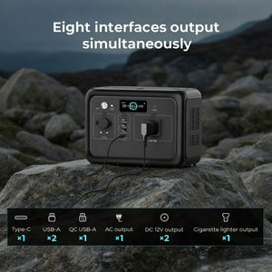 โรงงานผลิต OUKITEL สถานีพลังงานแสงอาทิตย์ 800W 512Wh แบตเตอรี่ LiFePO4 เครื่องกำเนิดไฟฟ้าพลังงานแสงอาทิตย์ พร้อมแผงโซลาร์เซลล์ - Product Image 5