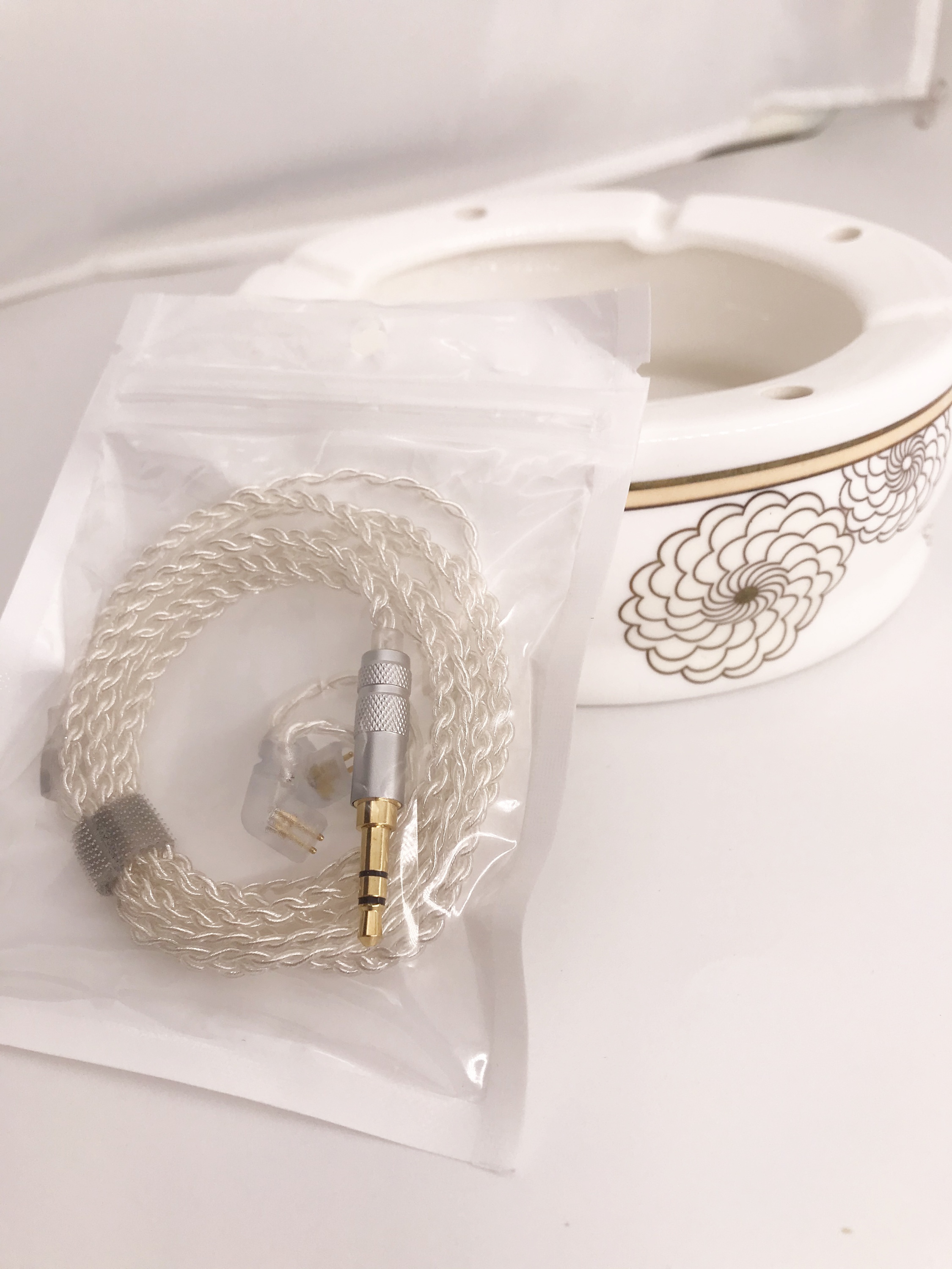 DIY/OEM profesional de alta calidad 2 Pin 0,78 deporte del auricular de auriculares de Cable de alambre