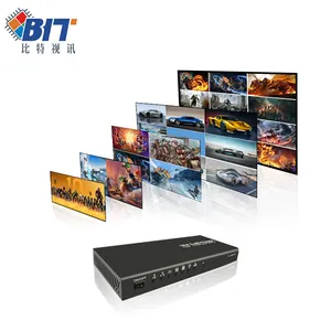 Bitvisus 16x1 الخائن 4K 8k HDMI متعدد المشاهد HD HDMI موزع فيديو