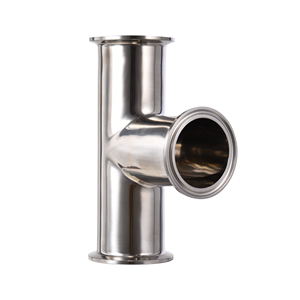 Sanitario 1/2 "-6" Acero inoxidable 304 316L Tri-clamp <span class=keywords><strong>Equal</strong></span> <span class=keywords><strong>Tee</strong></span> <span class=keywords><strong>3A</strong></span> DIN Pulido Accesorios de tubería de 3 vías - Product Image 1