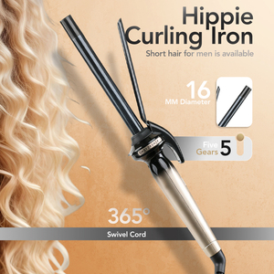 Fer à friser automatique Super fin Ulelay-Hôtel enduit de céramique utiliser <span class=keywords><strong>petit</strong></span> baril de 9MM laine et frange bigoudi - Product Image 2