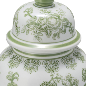 Vaso in ceramica con disegno di uccelli e fiori per decorazioni per la casa e come complemento d'arredo per il soggiorno, vaso moderno in stile tempio - Product Image 4