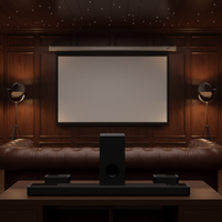 Barre de son OEM ETISTAR 5.1 avec caisson de basses 6,5 pouces, télécommande, systèmes de cinéma maison, barres de son TV 200W puissantes pour BT5.6