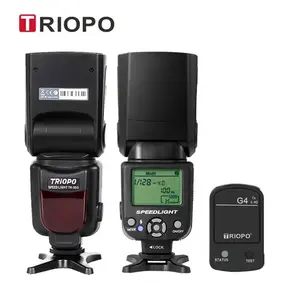 TR-950II lampu kilat Universal Speedlite + G4 2.4G transmisi nirkabel untuk kamera fotografi