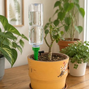 <span class=keywords><strong>Kit</strong></span> d'<span class=keywords><strong>arrosage</strong></span> automatique pour plantes en pot avec embout en plastique auto-arrosant, valve de contrôle de débit réglable et tête d'irrigation <span class=keywords><strong>goutte</strong></span> <span class=keywords><strong>à</strong></span> <span class=keywords><strong>goutte</strong></span> pour <span class=keywords><strong>bouteille</strong></span> - Product Image 2