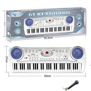 Baby speelgoed multi-functionele elektronische muziekinstrumenten toetsenbord met microfoon toetsenbord muziek