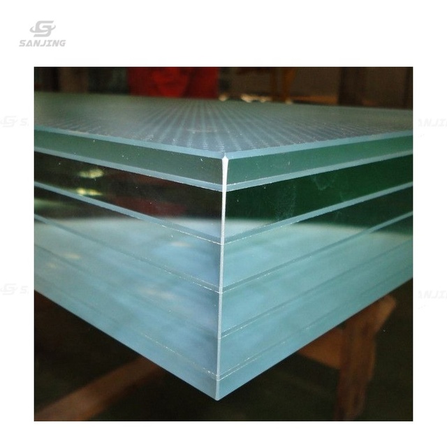 Sgp Laminated Glass Vsg Glass Acoustic Toughened Sandwich clear Laminated Glass Full Sheet Manufacturer