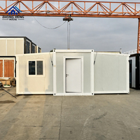 Maison conteneur préfabriquée de luxe à prix d'usine, extensible, étanche, avec structure en acier, pliable, modulaire, mobile, mini-maison de bureau pour complexe hôtelier