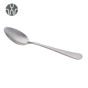 Juego de cubiertos de plata con cucharas de cena y postre de acero inoxidable en stock de fábrica al por mayor - Product Image 6