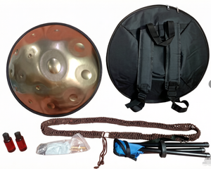 Factory provides a custom 440hz OEM 14+7 tones acoustic handpan <b>drum</b> that is of high quality and features a beautiful sound - Product Image 3