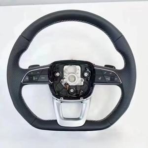 Volant en cuir personnalisé avec fonction chauffante et boutons pour <span class=keywords><strong>Audi</strong></span> S3 A4 B8 <span class=keywords><strong>RS4</strong></span> A4 A5 TT B6 S8 D4 S4 B9 RS3 A6 A3 8V A7 B8.5 C6 <span class=keywords><strong>MK1</strong></span> - Product Image 3