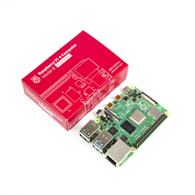 Latest Raspberry Pi 4 Model B 8GB RAM 1.2 Version BCM2711 Quad Core Cortex-A72 V8 1.5GHz 64-Bit OS