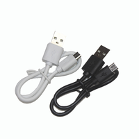 Câble de charge rapide USB 2.0 Micro-USB style rétro 5V 2A avec blindage en PVC tressé pour batterie externe, imprimante et ordinateur
