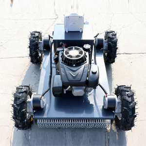 Cortacésped sobre orugas con control remoto multifuncional Cortacésped pequeño para cortacésped en pendiente de carretera - Product Image 3