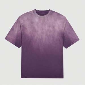 Camiseta de algodón estilo europeo y americano, lavada, retro, de corte regular, para hombre, manga corta, con estampado hip hop, transpirable. - Product Image 6