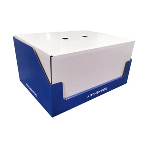 Boîte en carton ondulé PDQ pour supermarché, grande boîte empilable en carton PDQ pour serviettes en coton de resort - Product Image 6