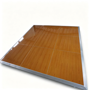 High Quality Portable Wooden Grain Dancing Floor with Aluminum <b>Frame</b> for Sale - Product Image 1
