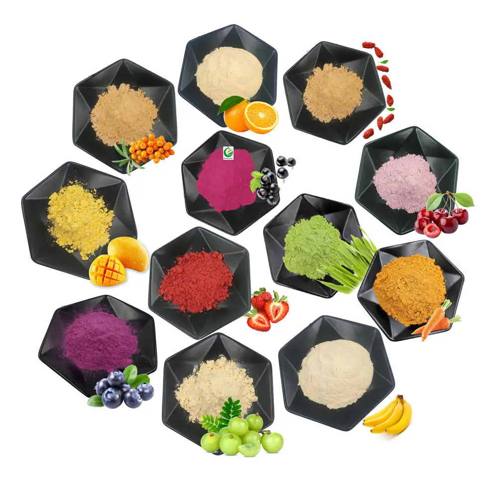 100% Natural Freeze-Dried Fruit and Vegetable Powder Water Soluble Organic Super Food Blend Powder Fruit and Vegetable Powder