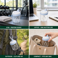 Bouteille mélangeuse automatique pour la maison et le bureau, portable, 250 ml, gobelet électrique pour mélanger les protéines