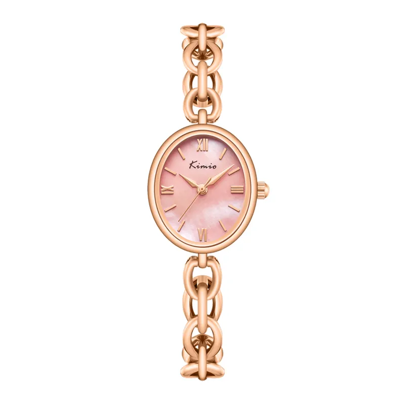 Привлекательные женские кварцевые часы, модные милые часы в римском стиле для девочек, женские фирменные наручные часы